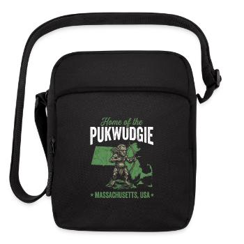 Pukwudgie Home Massachusetts Archery - Upright Crossbody Bag - black - Front
