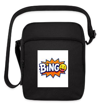 Bingo Burst design art - Upright Crossbody Bag - black - Front