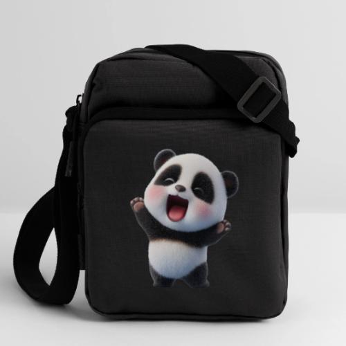 Happy Baby Panda Standing - Upright Crossbody Bag
