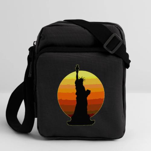 USA: Golden Horizon Liberty - Upright Crossbody Bag