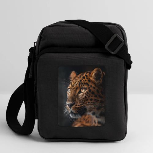 Amur Leopard Face Wildlife Design - Upright Crossbody Bag
