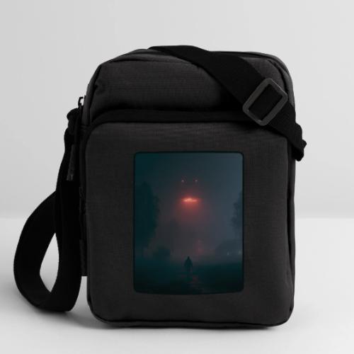 Mysterious UFO Encounter Design - Upright Crossbody Bag