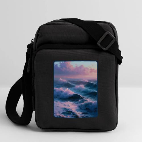 Dreamy Pastel Ocean Sunset Art - Upright Crossbody Bag