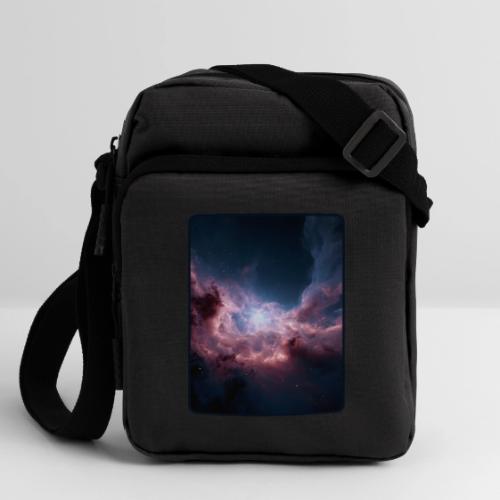 Radiant Cosmic Nebula Artwork - Upright Crossbody Bag