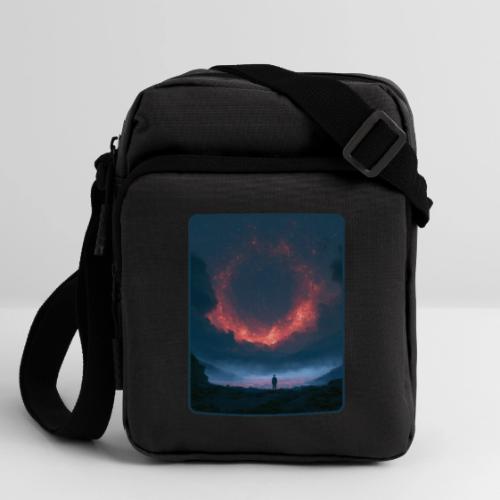 Supernova Reflection Space Scene - Upright Crossbody Bag