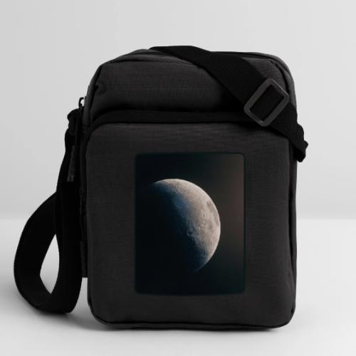 Crescent Moon Celestial Artwork - Upright Crossbody Bag