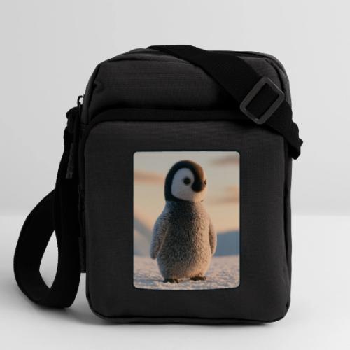 Cute Penguin Chick Sunrise Design - Upright Crossbody Bag
