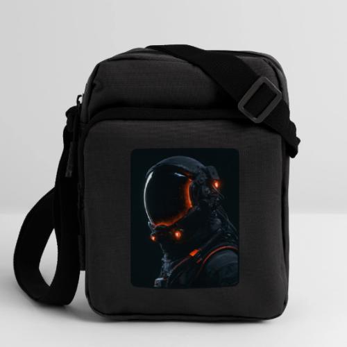 Futuristic Astronaut Helmet - Upright Crossbody Bag