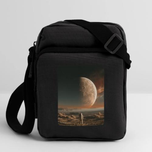 Astronaut on an Alien Moon - Upright Crossbody Bag
