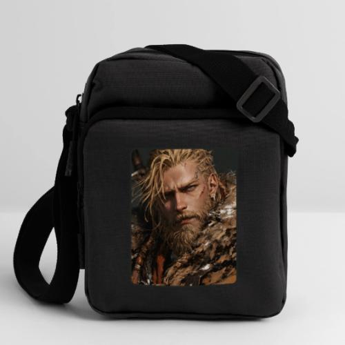 Battle-Scarred Viking Warrior - Upright Crossbody Bag