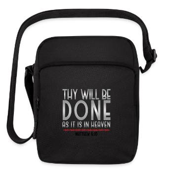 Thywillbedone - Upright Crossbody Bag - black - Front