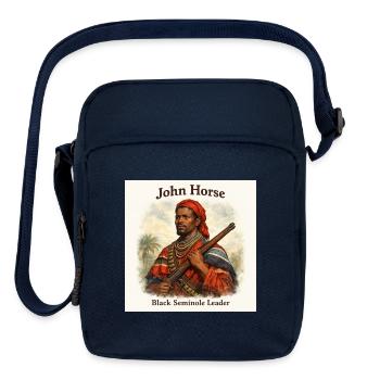 John Horse-- Seminole Leader - Upright Crossbody Bag - navy - Front