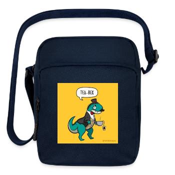 Tea Rex Gentle Dino Tee - Upright Crossbody Bag - navy - Front
