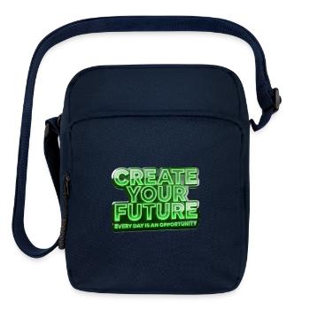 Create Your Future - Upright Crossbody Bag - navy - Front