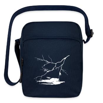 Flash in the night - Upright Crossbody Bag - navy - Front