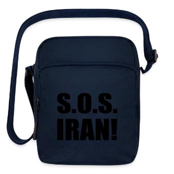 Sos iran - Upright Crossbody Bag - navy - Front
