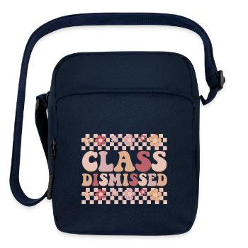Class Dismissed Retro Floral - Upright Crossbody Bag - navy - Front