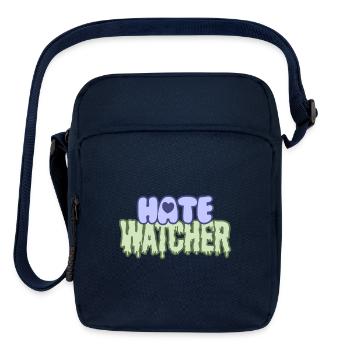 Hate Watcher - Upright Crossbody Bag - navy - Front