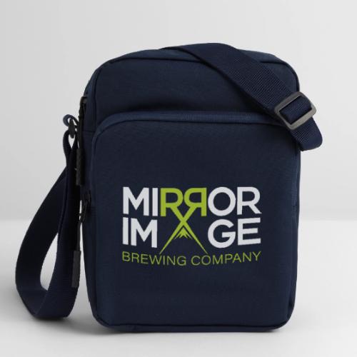 MIBCO Green_White - Upright Crossbody Bag