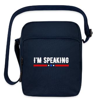 I m Speaking Kamala Harris For President 2024 Im S - Upright Crossbody Bag - navy - Front