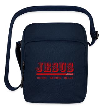 JESUS_-2- - Upright Crossbody Bag - navy - Front