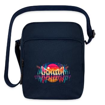 Music band - Upright Crossbody Bag - navy - Front