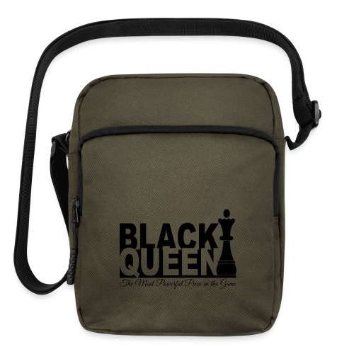 Black Queen Most Powerful Piece in the Game Tees - Upright Crossbody Bag