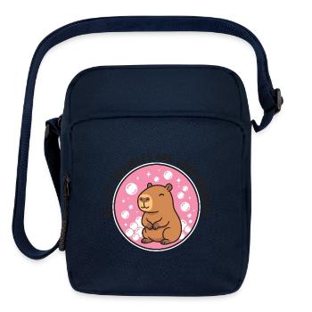 All My Troubles Are Soap Bubbles - Upright Crossbody Bag - navy - Front