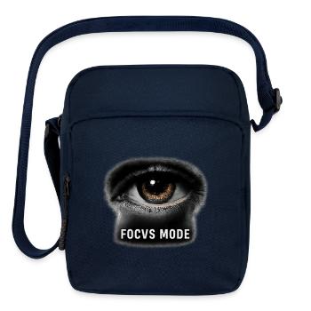 Focus Mode Eye Graphic - Upright Crossbody Bag - navy - Front