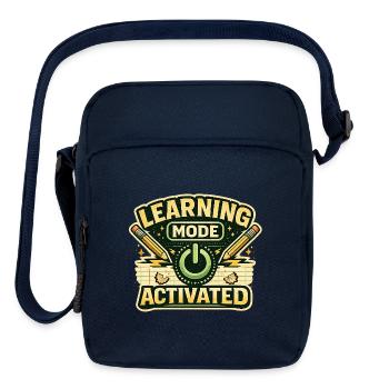 Learning Mode Activated - Upright Crossbody Bag - navy - Front