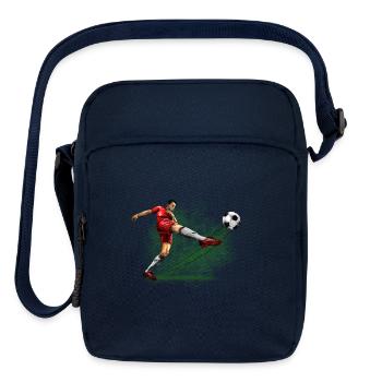 Crimson Kick Neon Splash - Upright Crossbody Bag - navy - Front