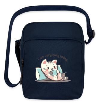 I am very busy today - Upright Crossbody Bag - navy - Front