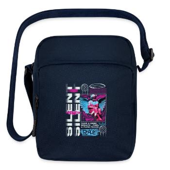 Silent Take A Deep Breath - Upright Crossbody Bag - navy - Front