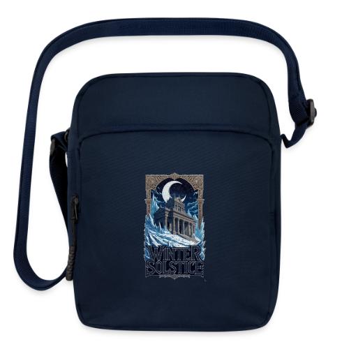 Winter Solstice Temple T-Shirt - Upright Crossbody Bag