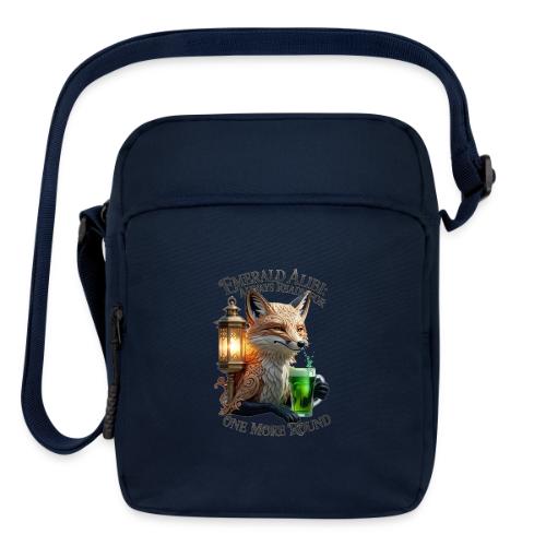 Emerald Alibi Fox Graphic Tee - Upright Crossbody Bag