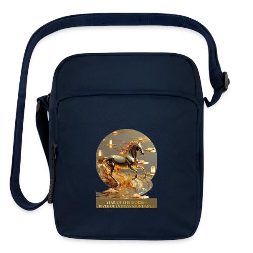 Year of the Horse Abundance T Shirt, Lunar NY Gift - Upright Crossbody Bag
