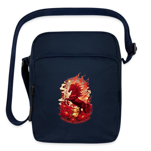 Year of the Horse Ascent T Shirt, Lunar New Year - Upright Crossbody Bag