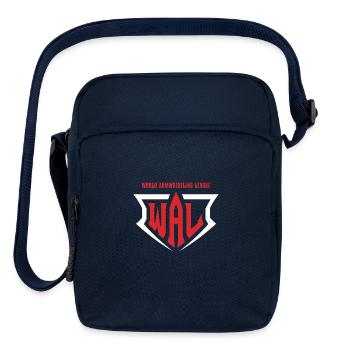 world arm wrestling - Upright Crossbody Bag - navy - Front