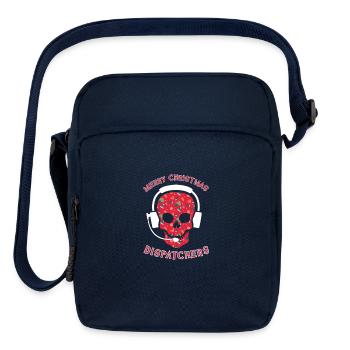 Merry Christnas 911 Dispatchers Christmas - Upright Crossbody Bag - navy - Front