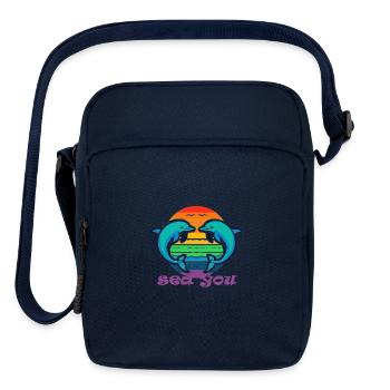sea you - Upright Crossbody Bag - navy - Front