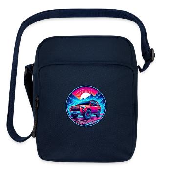 Retro Overlander - Upright Crossbody Bag - navy - Front