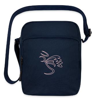Timeless Comfort: Unisex Classic T-Shirt - Upright Crossbody Bag - navy - Front