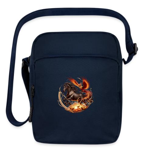 Year of the Horse Phoenix T Shirt, Lunar NY Gift - Upright Crossbody Bag