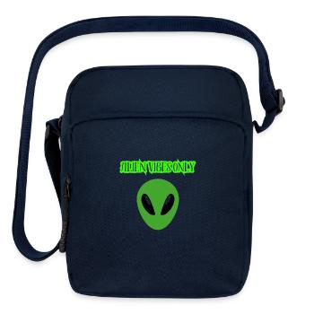 Aliens Vibes - Upright Crossbody Bag - navy - Front