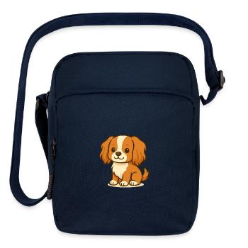 Cavalier King Charles Spaniel - Upright Crossbody Bag - navy - Front