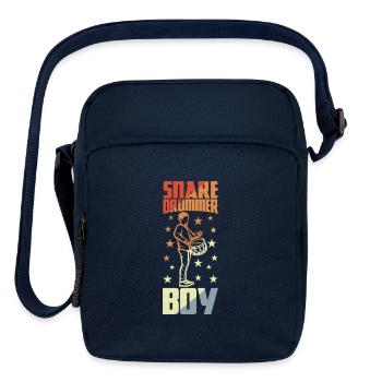 Funny Snare Drummer Boy - Upright Crossbody Bag - navy - Front