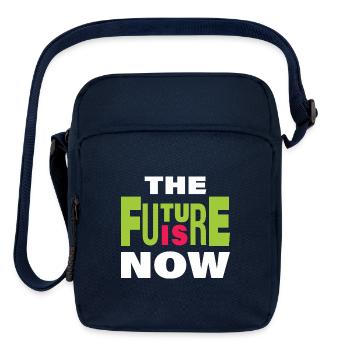 The Future Is Now - Upright Crossbody Bag - navy - Front