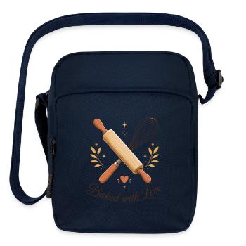 Baked with Love Kitchen Whimsy - Upright Crossbody Bag - navy - Front