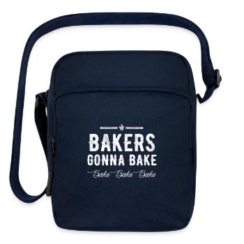 Bakers gonna bake bake bake - Upright Crossbody Bag - navy - Front