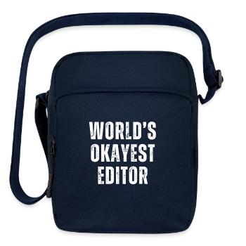 Editing Proofs Writer Joke World's - Upright Crossbody Bag - navy - Front